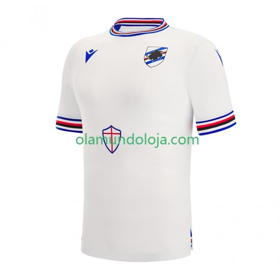 Camisola Sampdoria Homem Equipamento Segundo 2022-2023 Manga Curta